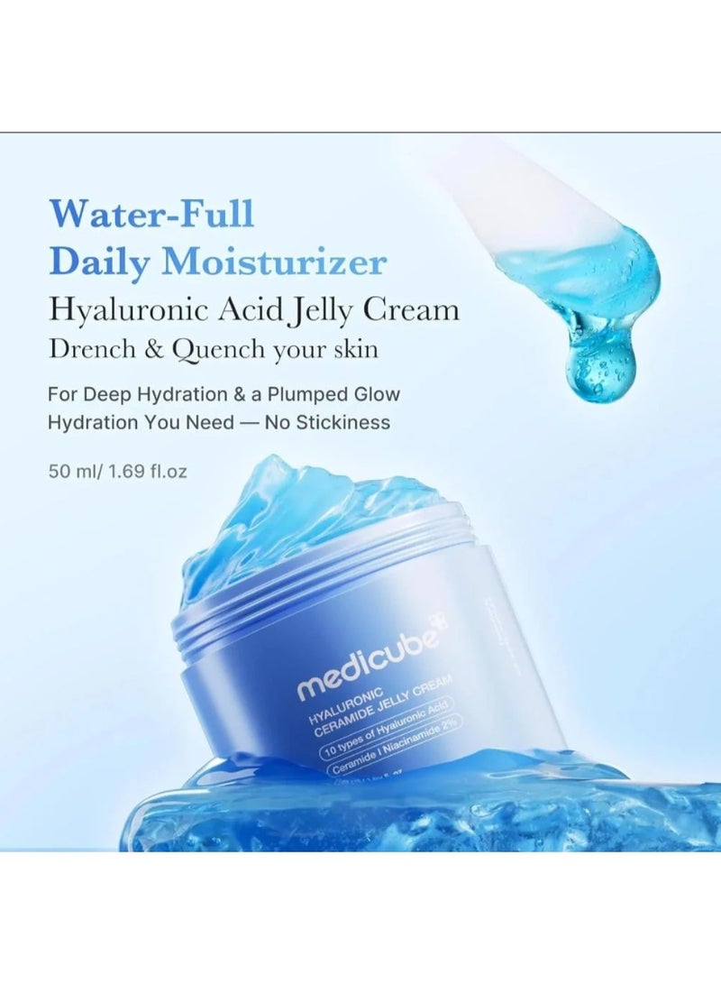 MEDICUBE-HYALURONIC CERAMIDE JELLY CREAM 50ML - Image 2